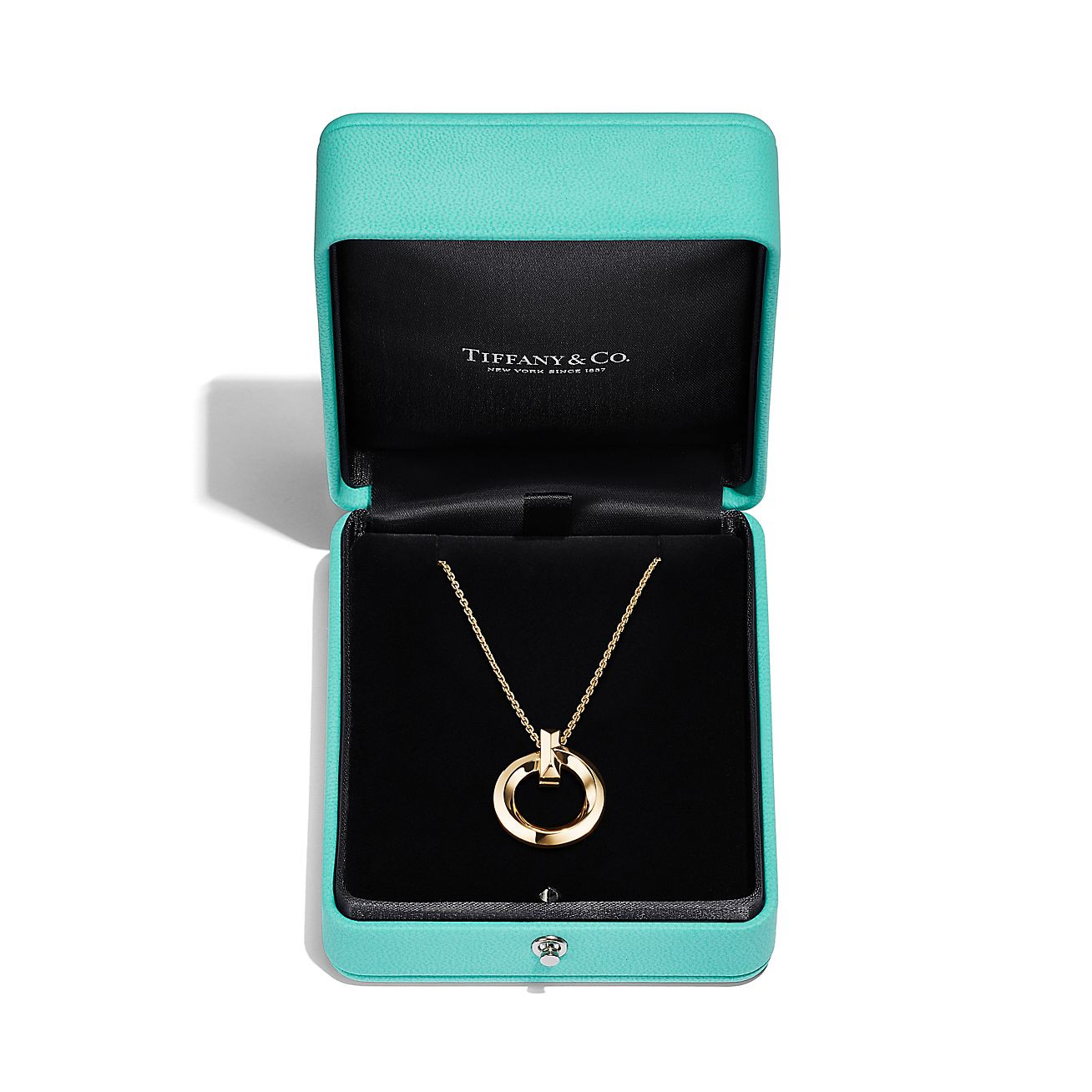 T1 Circle Pendant gold