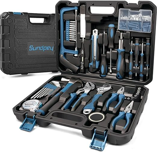 Sundpey Tools Set 140Pcs Portable House Hand Tool