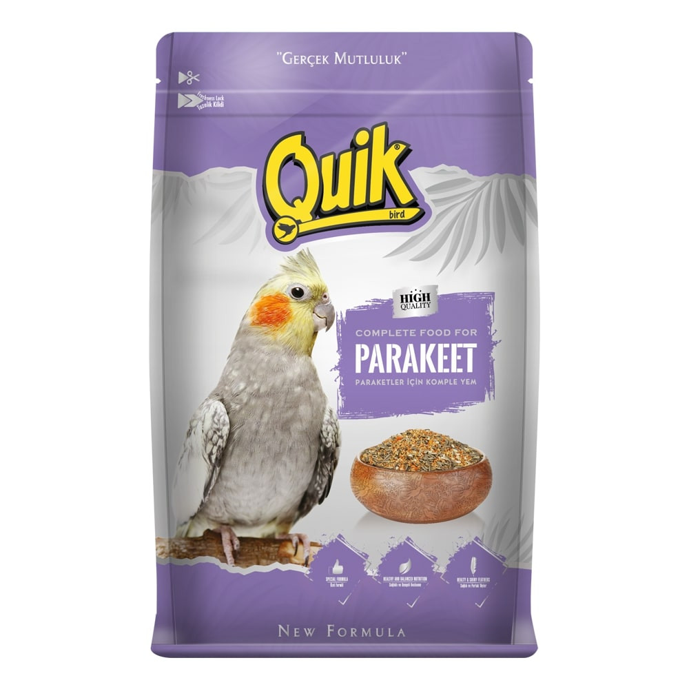 Quik Premium Parakeet Mix Pack 750gm